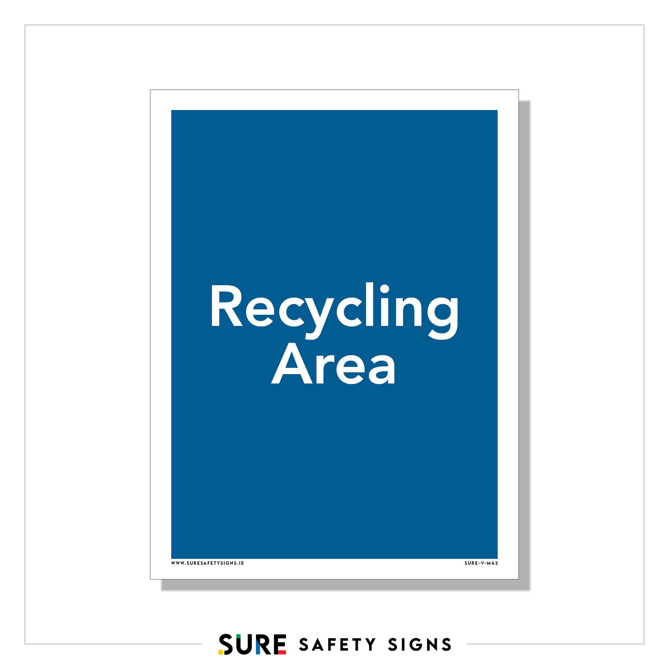 Recycling Area Sign — Sure Safety Signs