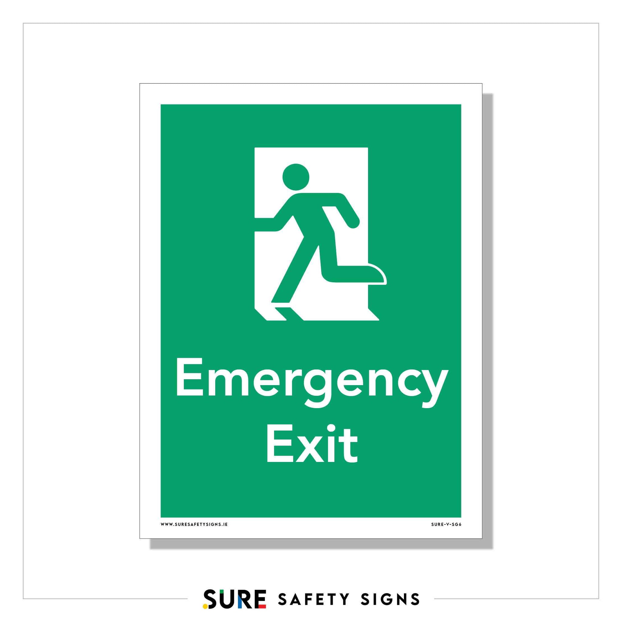 Emergency Safety Signs Ireland | Sure Safety Signs