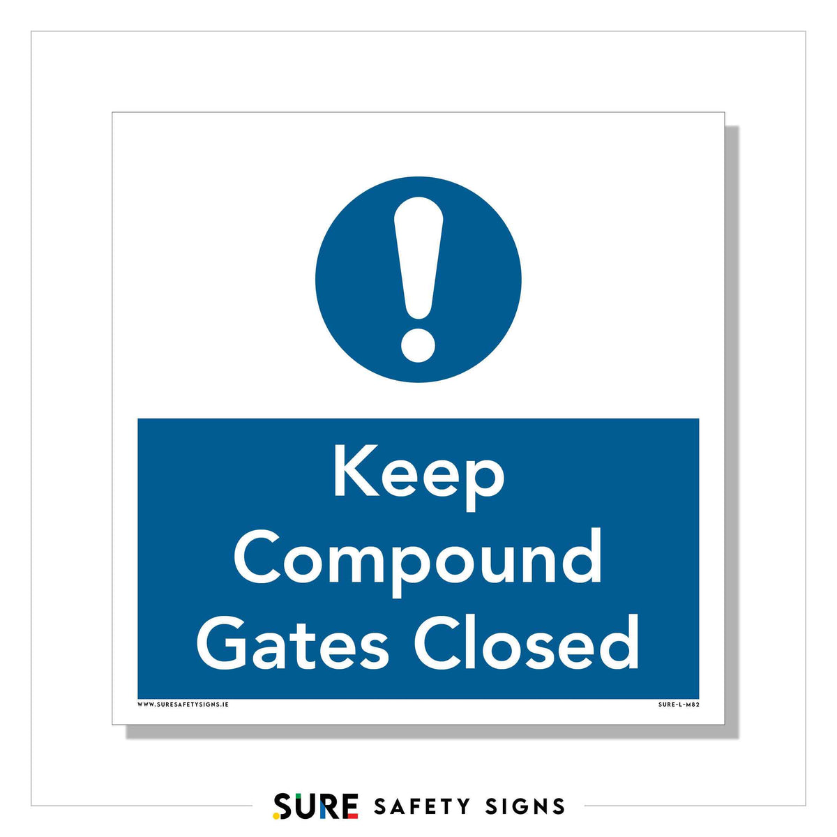 Compound Gates Sign — Sure Safety Signs
