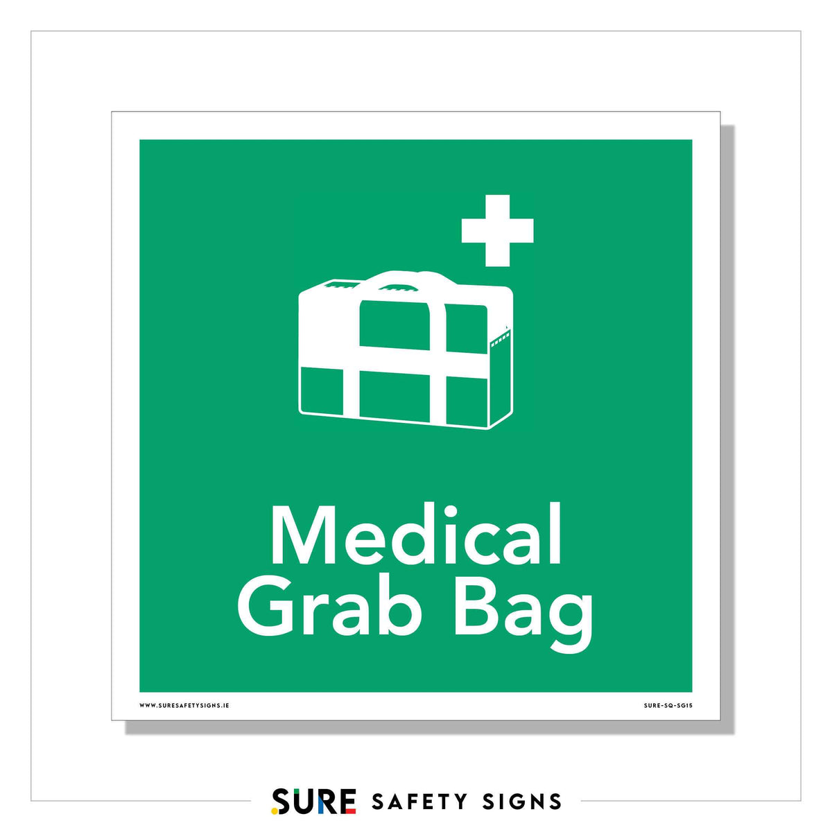 Grab Collection Sign Medical Grab Bag Sign | First Aid — Sure Safety Signs