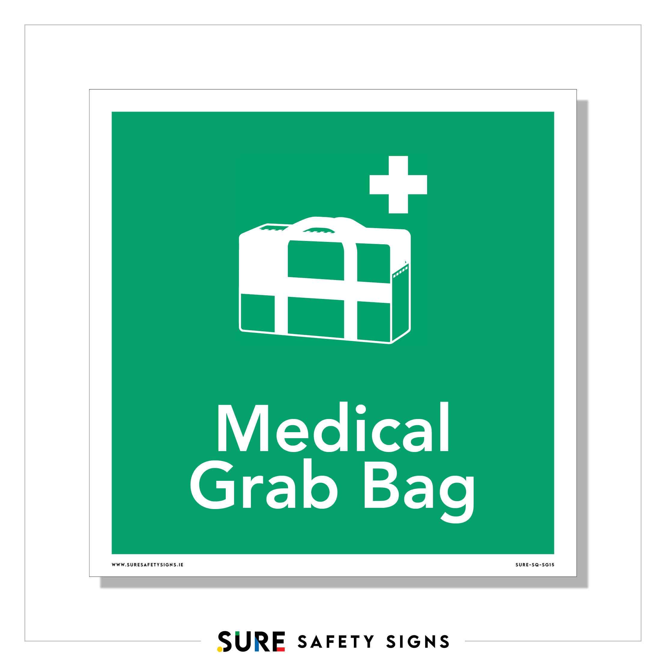 Medical Grab Bag Sign | First Aid — Sure Safety Signs