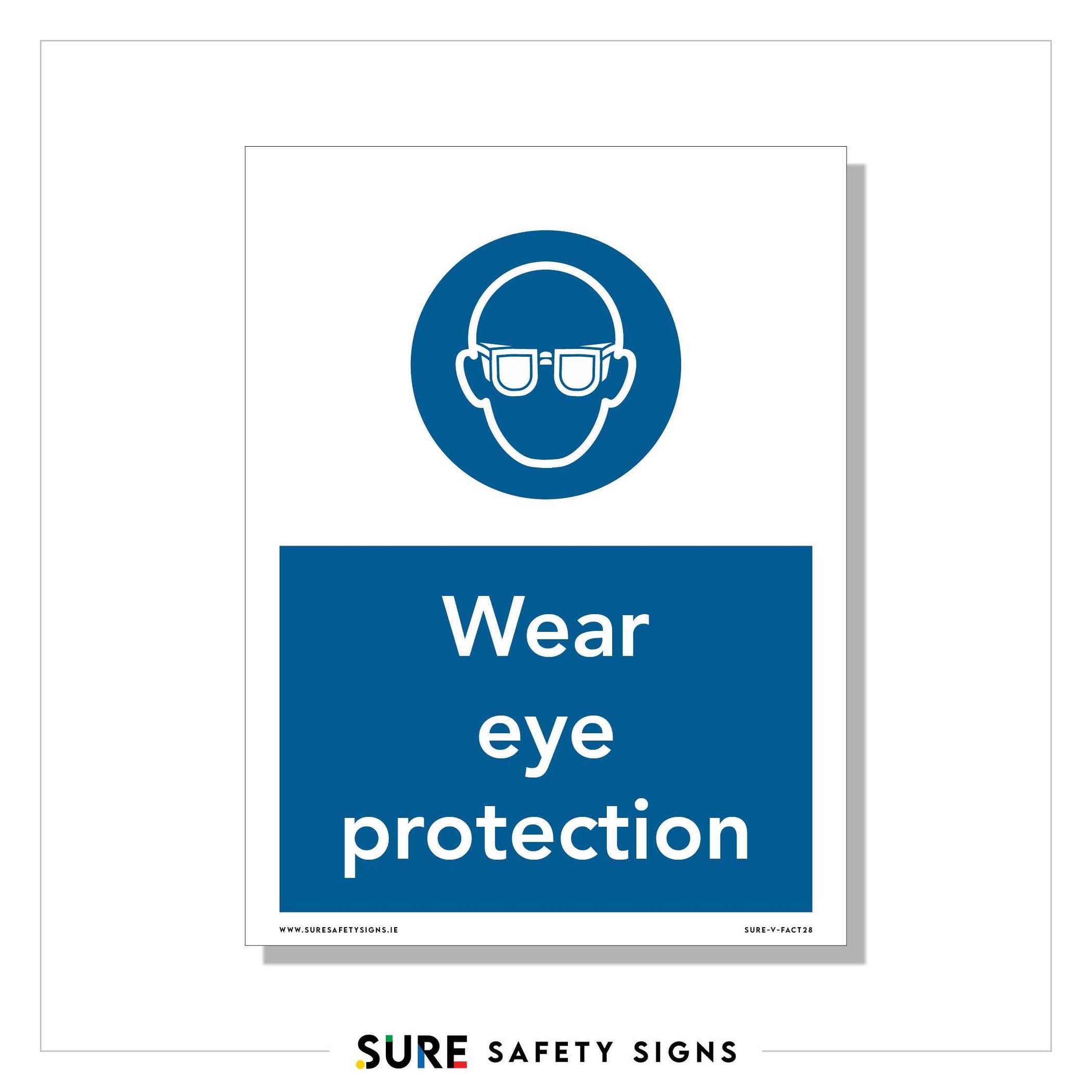 Eye Protection Sign | Mandatory PPE — Sure Safety Signs